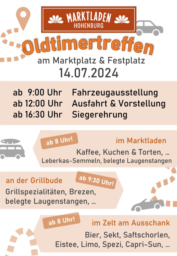 Oldtimertreffen Plakat 2024